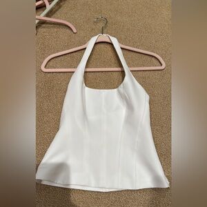 White Zara top